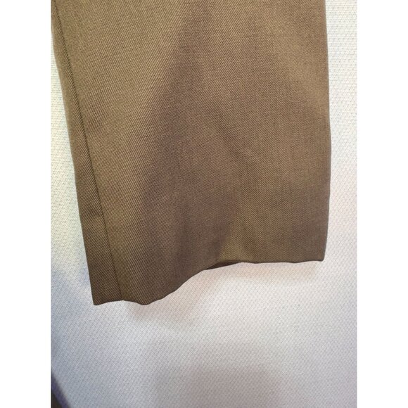 Chaps Mens Wool Blazer Jacket 42R Tan Button Notch Lapel - Picture 10 of 15